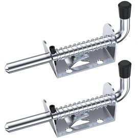 2 PCS 128MM Heavy Duty Spring Latch Pins,Spring Loaded Gate Latch