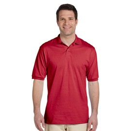 Jerzees Adult 5.6 oz. SpotShield™ Jersey Polo 2XL TRUE RED