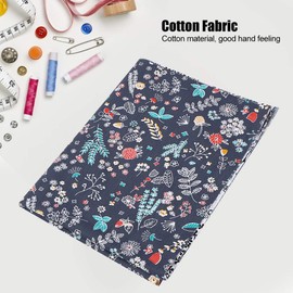 Topyond 50x40cm Printed Cloth, Unique Flower Pattern Cotton Cloth, Square Printed Fabric, DIY Material Sheets Felt for Sewing and Quilting Craft Project
