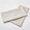INYOWAKI 100% Pure Flax Linen Kitchen Hand Towels Set of