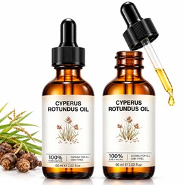 SUANZI 2PCS Aceite De Cyperus Rotundus Para Depilación Aceite De Cyperus Natural Calmante Y Suave Reduce El Crecimiento Del Vello Corporal Piel Suav 6