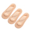 3D Foot Massage Padded Lady Invisible Socks, No-Show Arch Support