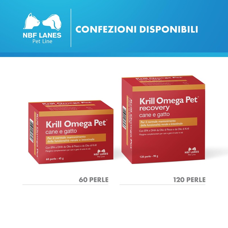 N.b.f. Lanes Krill Omega Pet Recovery 120 Perle