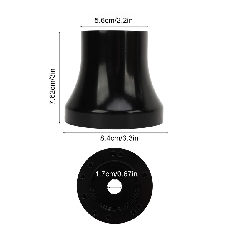 5 Hole 6 Hole Black Golf Carts Steering Wheel Hub