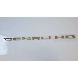 GMC 2PCS SET Chrome Door DENALI HD Emblems Letters GMC Sierra 2500hd 3500hd
