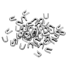 PATIKIL 5 mm Spiral Boning Tips for Sewing 50 Pieces Stainless Steel Spiral Boning Tips Caps for Corset Garment Crafts Silver Tone