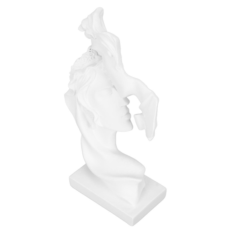 Kissing Lover Statues Resin Modern Romantic Ornament Figurine Couple Art