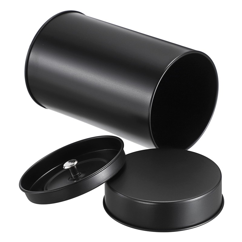 JUXYES 12 Pack Tea Tins Canister with Airtight Double Lids,
