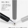 Kutsuwa MT021WH Touch Pen, Miragaku, Twin Stylus Plus, White