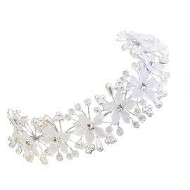 AVILMORE Hair Ornament, Headband, For Recitals, Headwear, Flower Petals, Pearls, Weddings, School Entrance Ceremonies