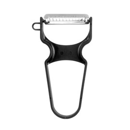 Chef Aid Julienne Peeler, Black, 11.8 x 9.2 x 2.2 cm