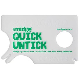 Smidge Unisex's Tick Removing Card, Green, one size