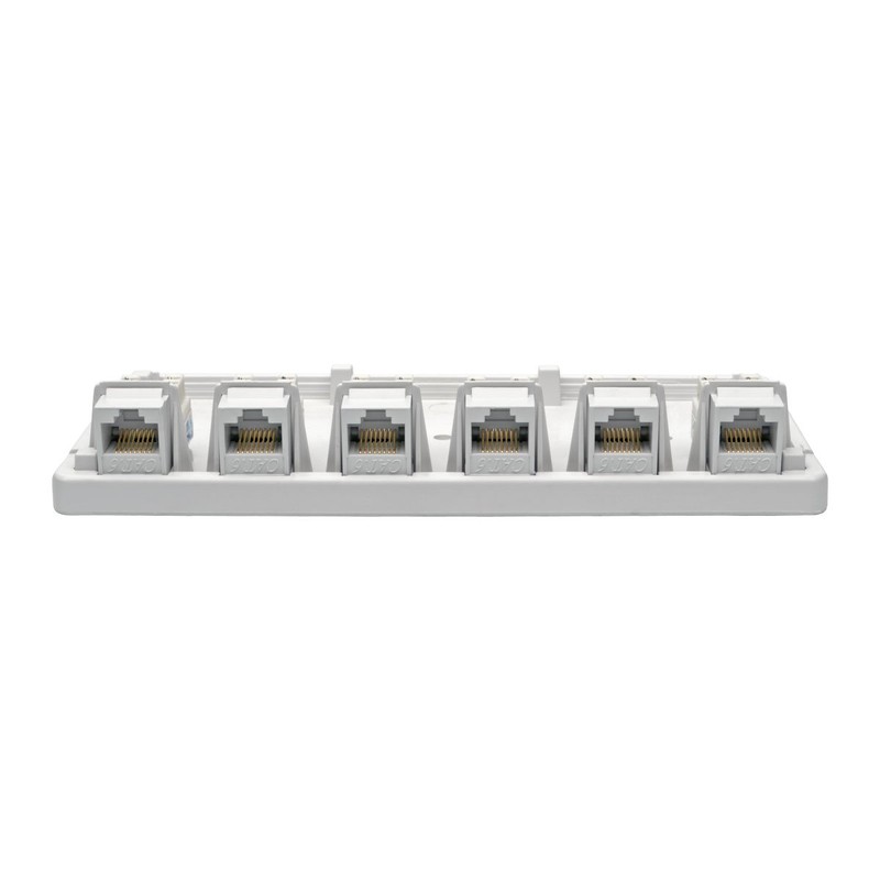 TRIPP LITE Cat6 Surface-Mount Box 6-Port Pre-Configured Unshielded 110 IDC