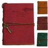 fogman Diary Journal with Key Stylish Cute Antique Retro Leather