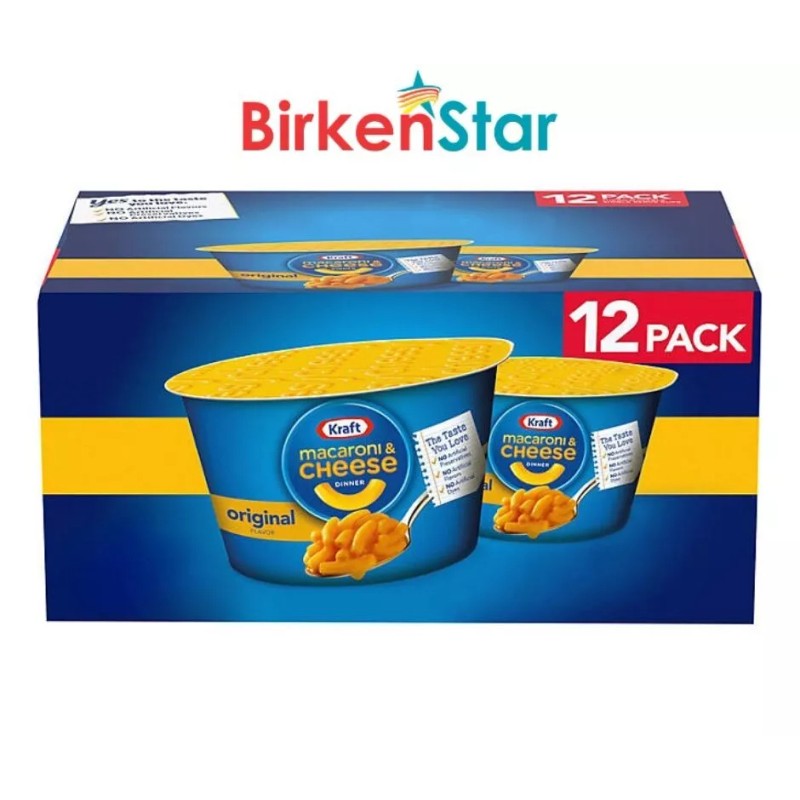 Kraft Original Macaroni and Cheese Easy Microwavable Dinner (12 pk.)