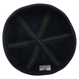 Sterkowski Docker Cap | Gorro de lana para hombres y mujeres | Sombrero cálido hecho a mano, Azul marino, 7.625