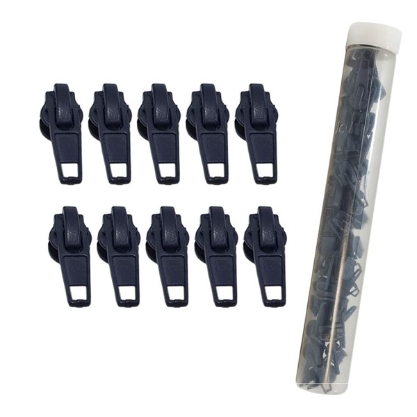 50 Pieces Automatic Metal Sliders for Zipper, Zipper Slider #5,