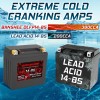 Banshee YTX14-BS Lifepo4 Battery for Ducati 1098 12V 380CA