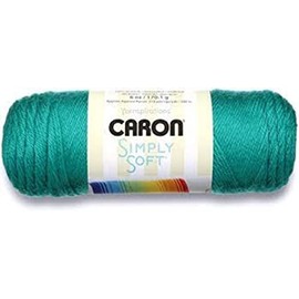 Caron Simply Soft Acrylic Aran Knitting Wool Yarn 170g - 9770 Cool Green