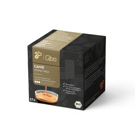 Tchibo Qbo Caffè Jabana Yirga Premium Coffee Capsules, Pack of 27 (Caffè, Intensity 03/10, Highly Aromatic, Jasmine Blossom Notes), Sustainable, Made from 70% Renewable Raw Materials & Climate Neutral