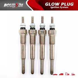 BOURSIN 4x Glow Plug For Isuzu Bus ELF Mypack ELF150 ELF250 Rodeo Journey C221 C240 C190