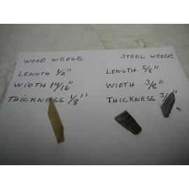 Unbranded  Hammer Axe Handle Wood & Steel Wedges  NEW