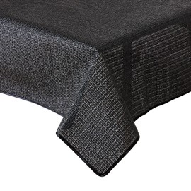 Schwar Textilien Garden Tablecloth, Soft Foam Material, Non-Slip, Weatherproof, 6 Colours, Black