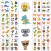 16 Sheets Cute Temporary Tattoo fake tattoos markers for Kids