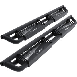 6 Inch Running Boards 550LB Side Steps Non-Slip Design Black Powder Coating Rock Sliders Fits 2019-2025 Dodge Ram 1500 Crew Cab New Body Style(Manual Included)