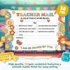 LOVEDMORE Groovy Teacher Mail Incentives Cards for Elementary Students, Classroom