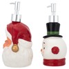 Transpac Y8963 8-Inch Winking Santa Claus Snowman Soap Dispenser, Set