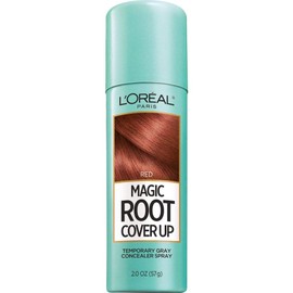 L'Oreal Paris Magic Root Cover Up Gray Concealer Spray Red 2 oz.(Packaging May Vary)