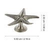 Angoily 4 PCS Sea Star Shaped Knobs, Sea Creature Drawer
