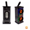 Maíz Bocina Radio Fm Luz Led Recargable Usb Bluetooth Portatil