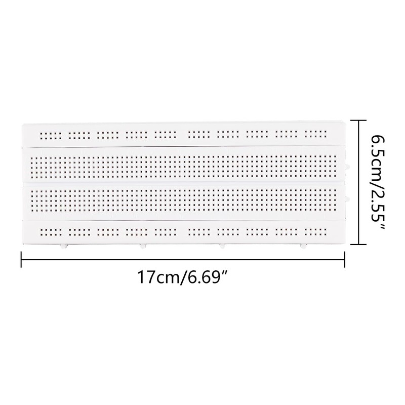 FONGKNOX GL-12 840 830 Points Solderless Breadboard 175X67X9mm PCB Circuit