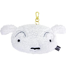 Tees Factory Crayon Shin-chan Plush Pass Case Shiro KS-5533922SI