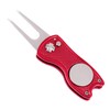 Mile High Life All-Metal Foldable Golf Divot Tool with Pop-up