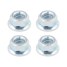 ECSiNG 4 x Trimmer Flange Blade Nut Replacement M8 x 1.25 Left Hand Thread Fixing Nut Suitable for Trimmers Brushcutters