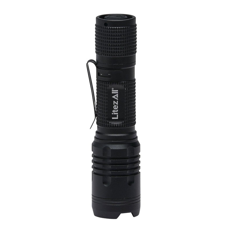 LitezAll 400 Lumen Tactical Flashlight, Compact LED Flashlight with Pocket