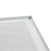 White 14x6 inch Steel Vent Cover with Insects Screen -
