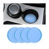 4 Pack Car Cup Holder Coaster, 2.75 Inch Diameter Non-Slip