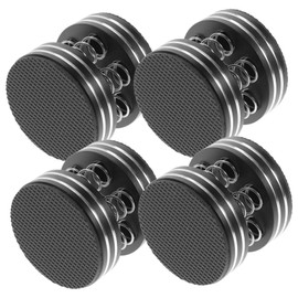 Mipcase 4Pcs Speaker Isolation Feet Vibration Dampers for Subwoofer and HiFi Audio Equipment Easy Installation Shock Absorbing Design Floor Protector