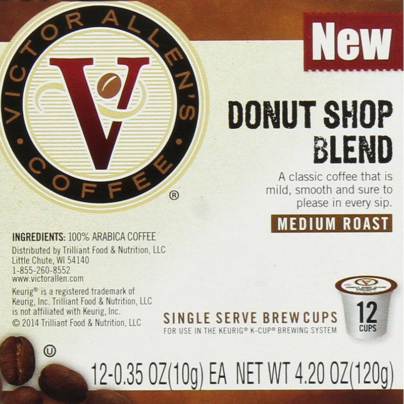 Victor Allen's Coffee 72 Count (Donut Shop)