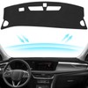 PeakPurit Black Dashboard Dash Board Cover Mat Carpet for Buick