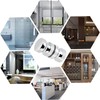 2 Pieces Round Glass Shower Door Knob - Stainless Steel