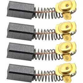 4 Pack Carbon Brushes 999-043 for Hitachi Power Tool Motor Brush Replacement Part 999043 & 514003-43 C7SC C7SB3 C8FB2 CR13VA SP18V CM4SB2 C10FCG WH22