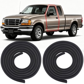 Sathem Front Door Weatherstrip Seal for 1997-2003 Ford F-150 F-250,Drive and Passenger Side Exact Match On-Body Replacement,2 Pack