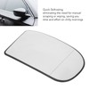 Heated Wing Mirror Glass with Backing Clear Visibility Replacement for
