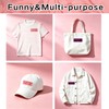 2pcs Limited Edition Patches, Pink Iron On Sew on Embroidery