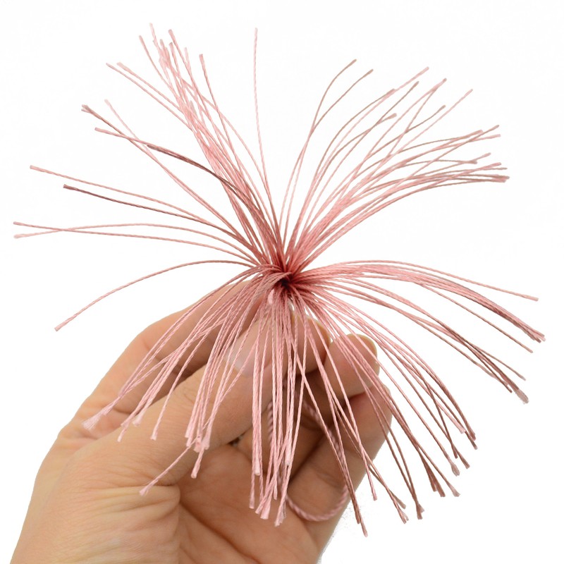 Makhry 100pcs 13cm/5 Inch Silky Floss Bookmark Tassels with 2-Inch